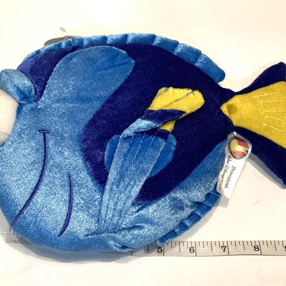 With Tags-Disney Finding Nemo-Dory Blue and Yellow Plush-9 inches - Picture 7 of 8
